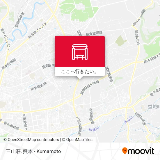 三山荘地図