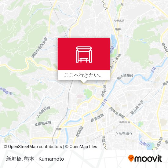 新堀橋地図