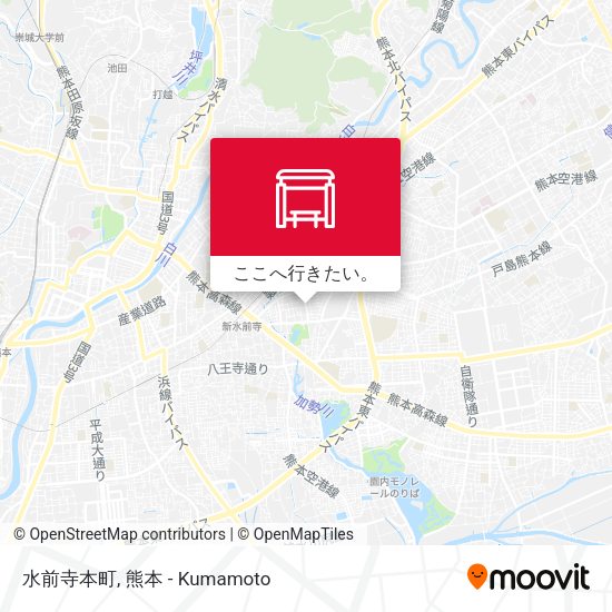 水前寺本町地図
