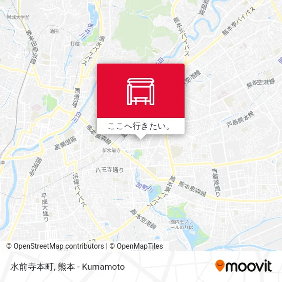 水前寺本町地図