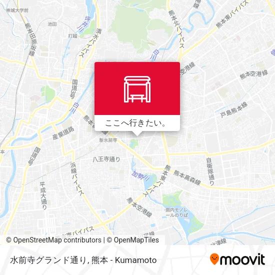水前寺グランド通り地図