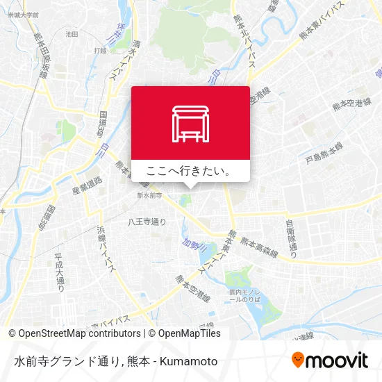 水前寺グランド通り地図