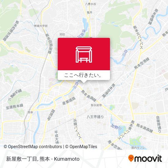 新屋敷一丁目地図