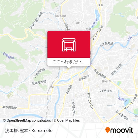 洗馬橋地図