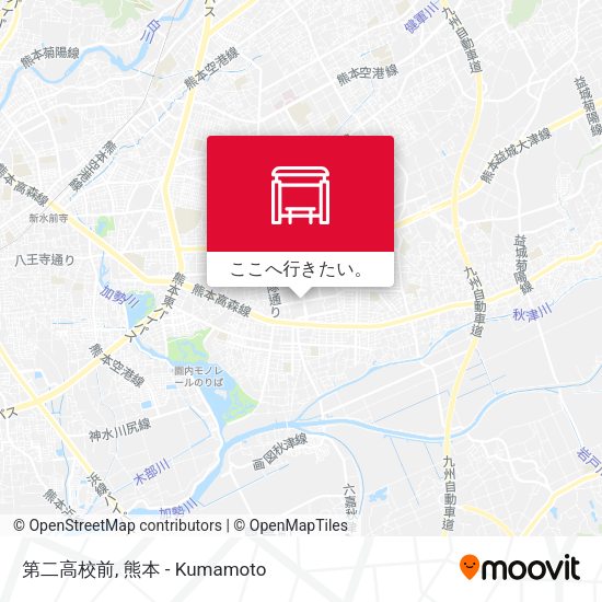 第二高校前地図