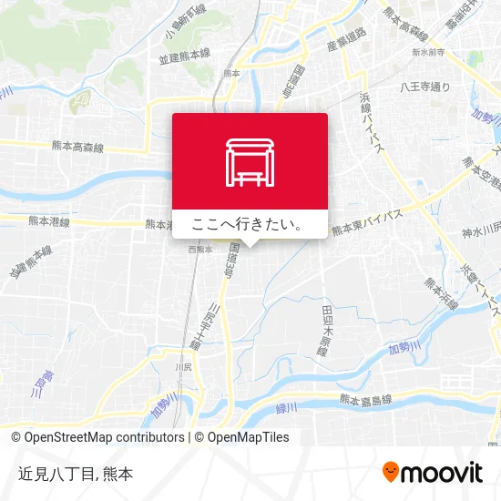 近見八丁目地図