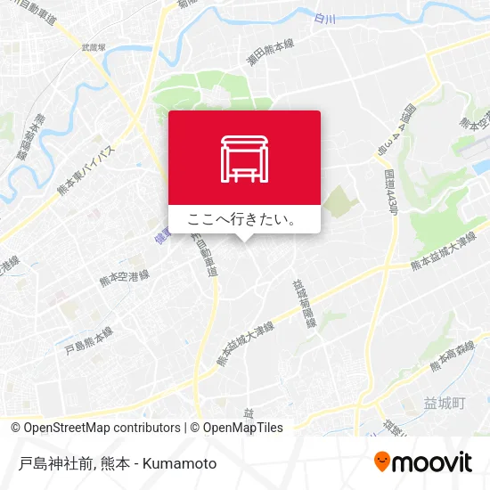 戸島神社前地図