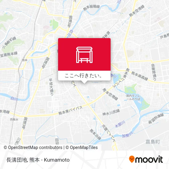 長溝団地地図