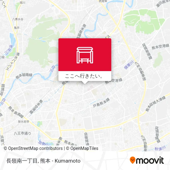 長嶺南一丁目地図