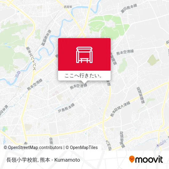 長嶺小学校前地図