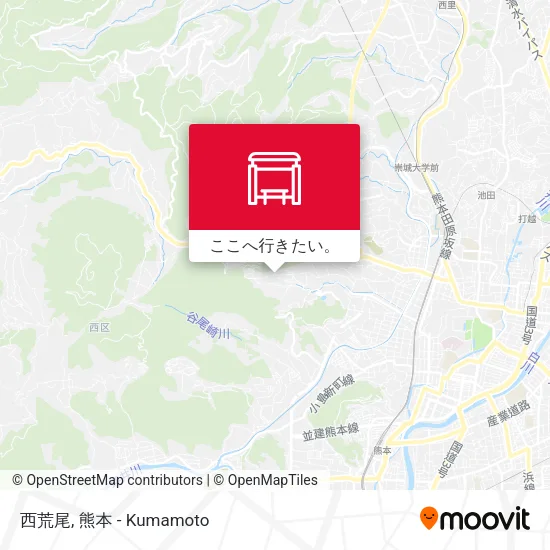 西荒尾地図