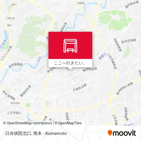 日赤病院北口地図