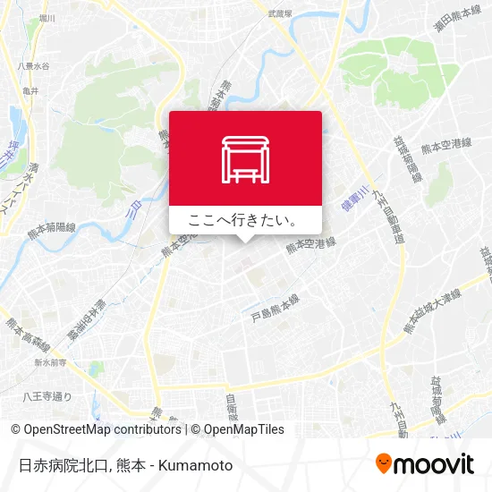 日赤病院北口地図