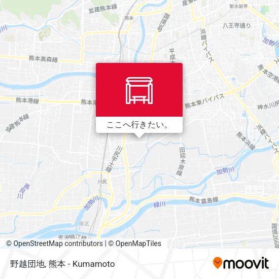 野越団地地図