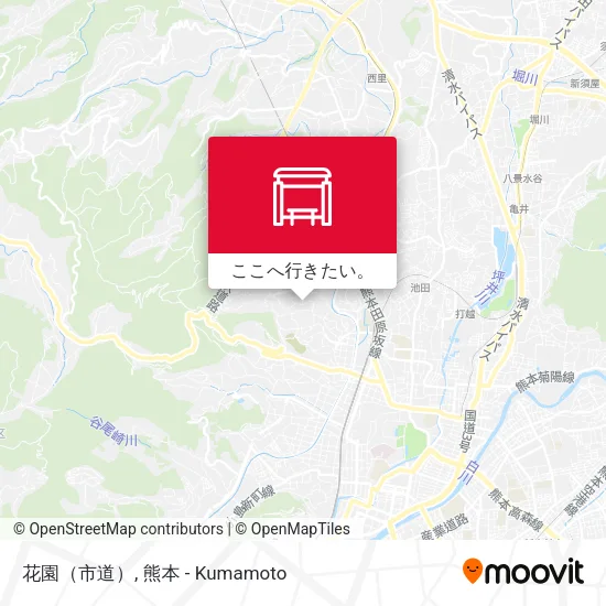 花園（市道）地図