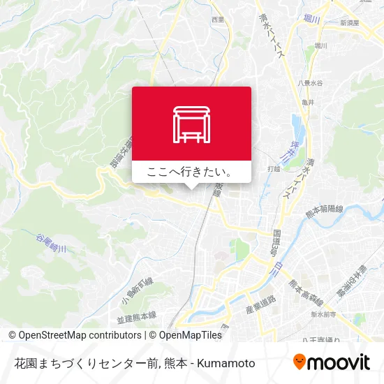 花園まちづくりセンター前地図