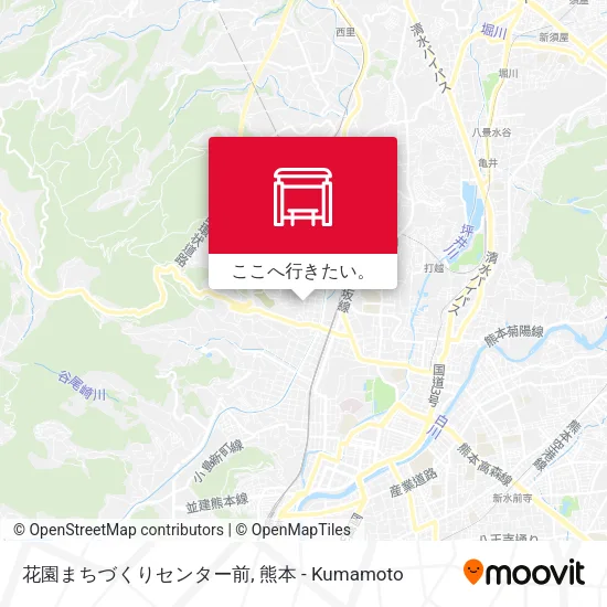 花園まちづくりセンター前地図