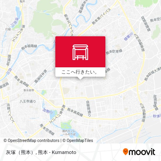 灰塚（熊本）地図