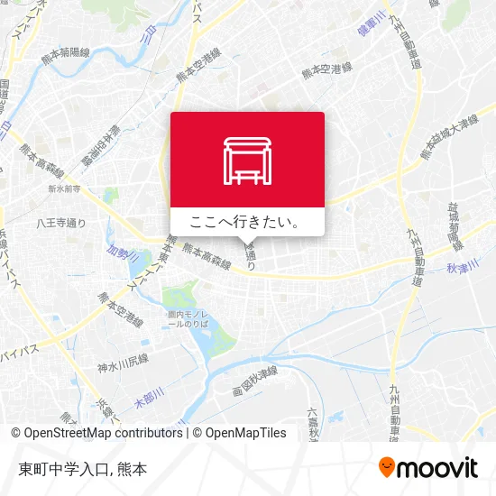 東町中学入口地図