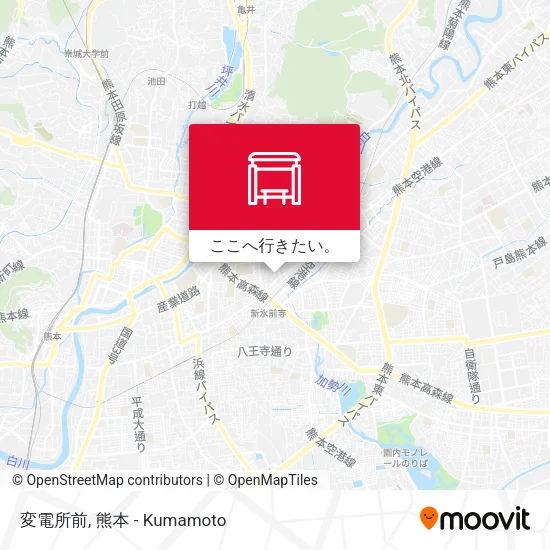 変電所前地図