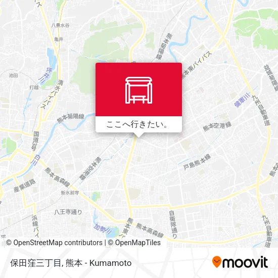 保田窪三丁目地図