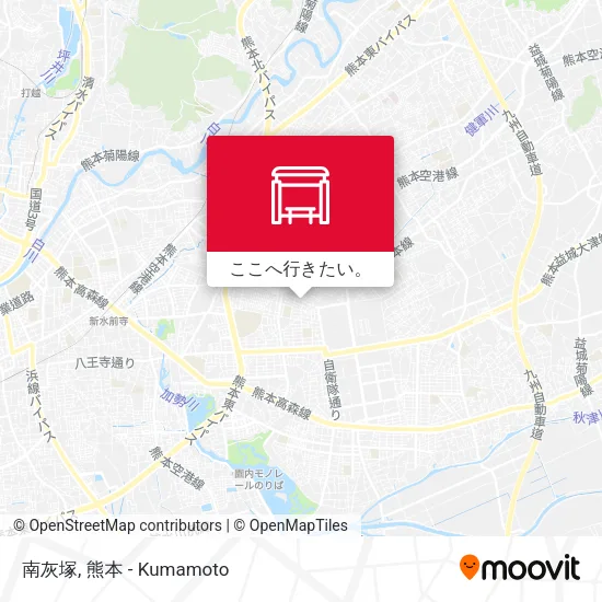 南灰塚地図