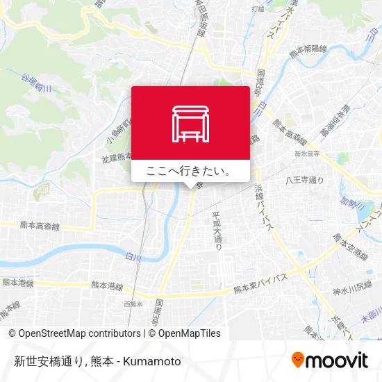 新世安橋通り地図
