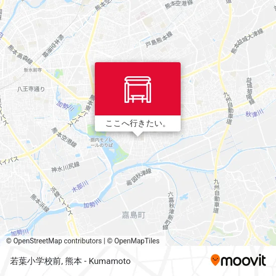 若葉小学校前地図