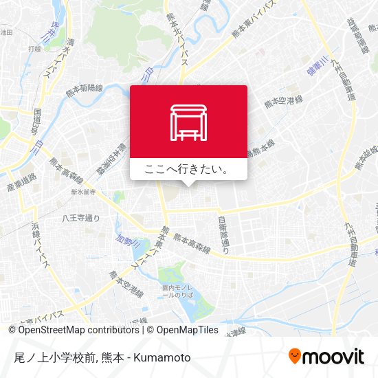 尾ノ上小学校前地図
