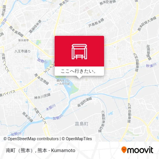 南町（熊本）地図