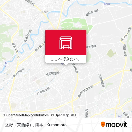 立野（東西線）地図