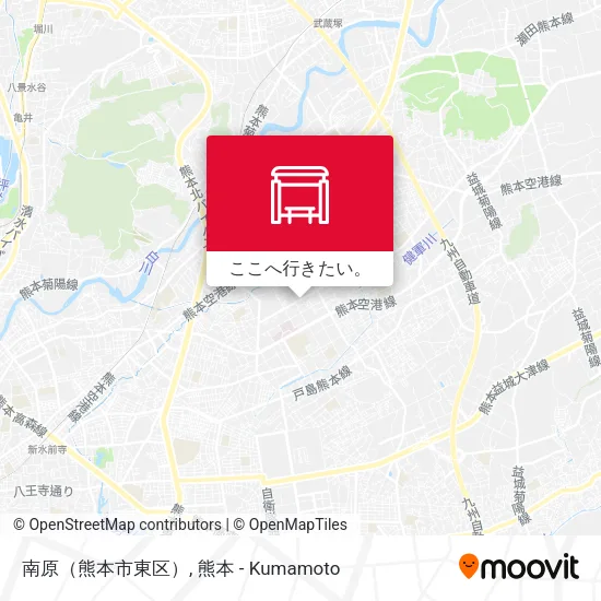 南原（熊本市東区）地図