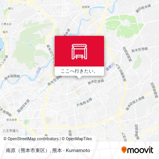 南原（熊本市東区）地図