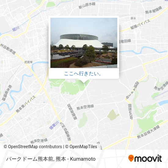 パークドーム熊本前地図