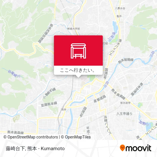 藤崎台下地図