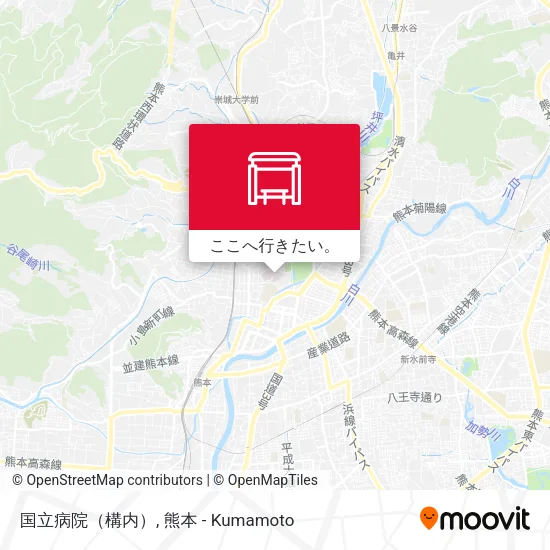 国立病院（構内）地図