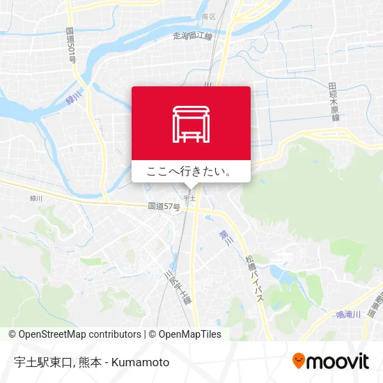 宇土駅東口地図