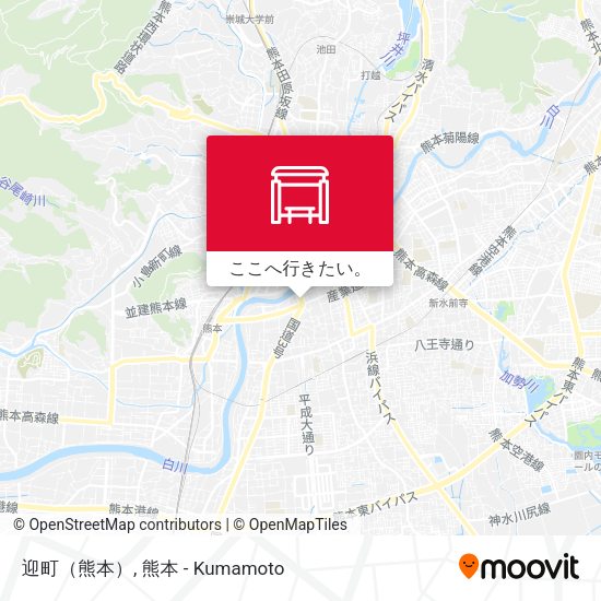 迎町（熊本）地図