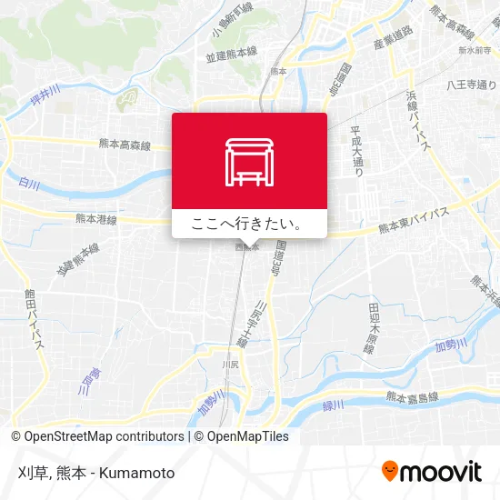 刈草地図