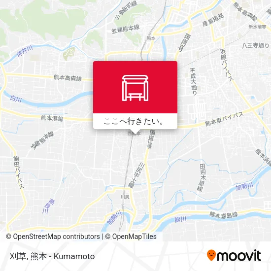 刈草地図