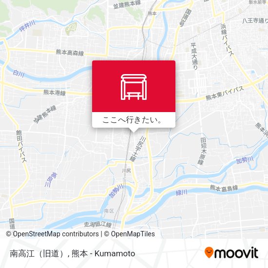 南高江（旧道）地図
