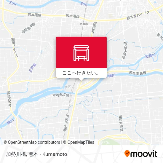 加勢川橋地図