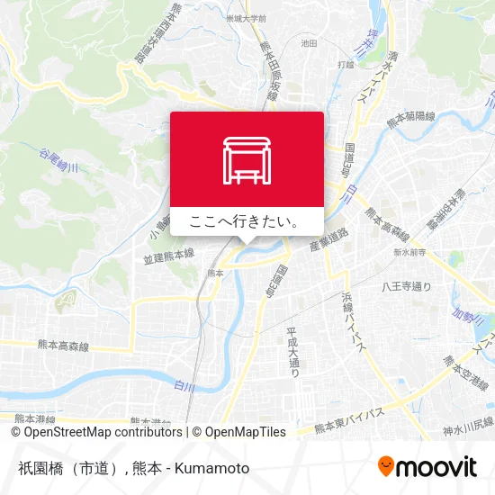 祇園橋（市道）地図