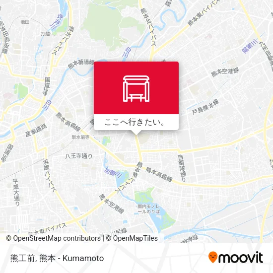 熊工前地図