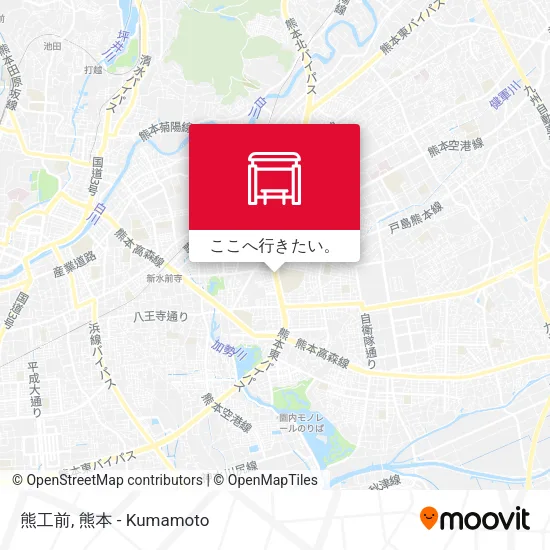 熊工前地図