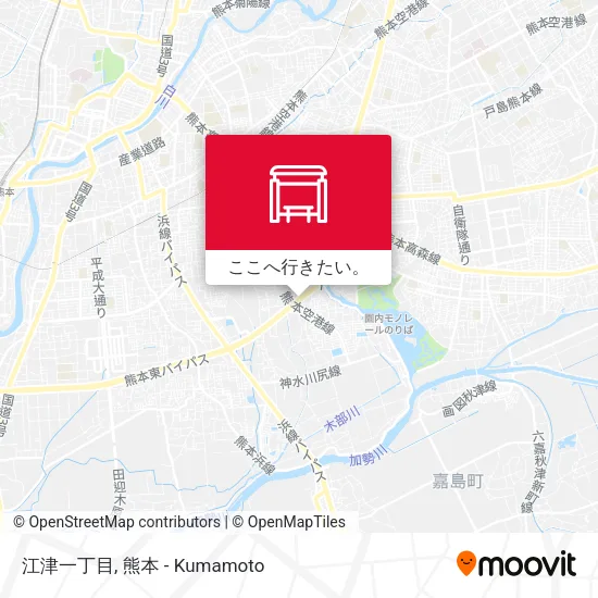 江津一丁目地図