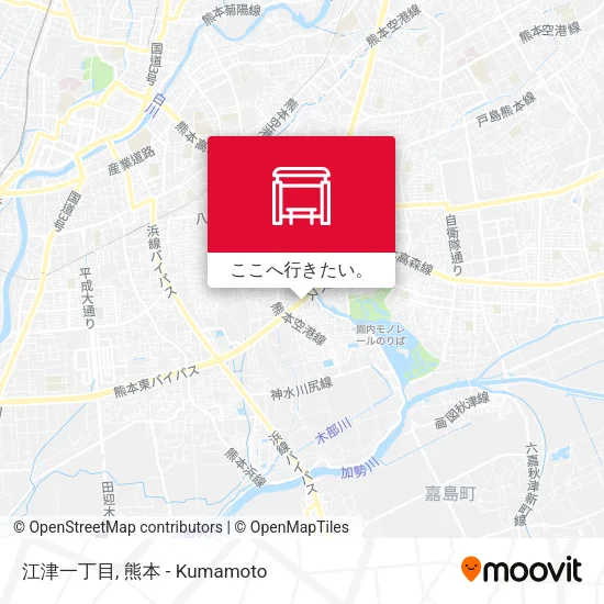 江津一丁目地図