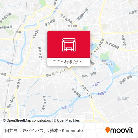 田井島（東バイパス）地図