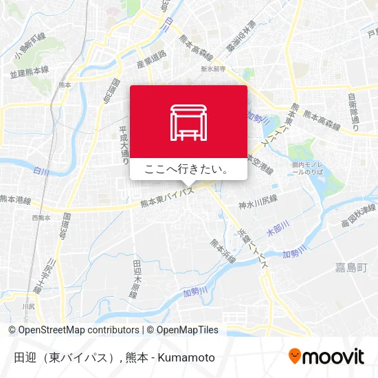 田迎（東バイパス）地図