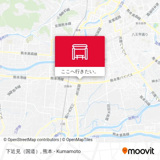 下近見（国道）地図